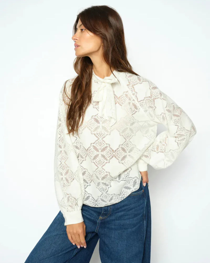 Tamlyn Lace Blouse - Ecru