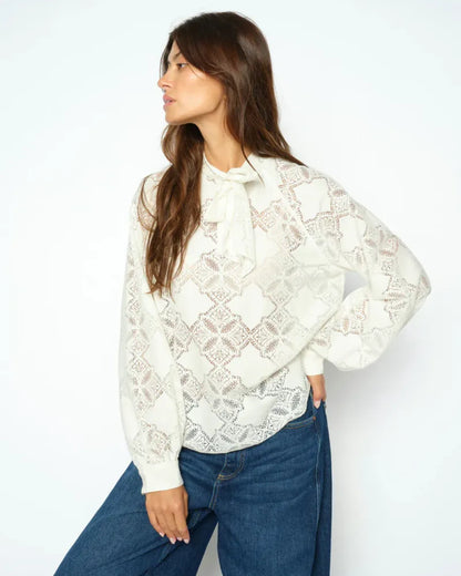 Tamlyn Lace Blouse - Ecru