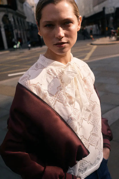 Tamlyn Lace Blouse - Ecru